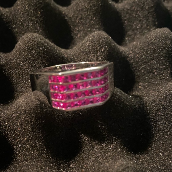 Men’s “Ruby” Ring size 14 - Picture 3 of 5